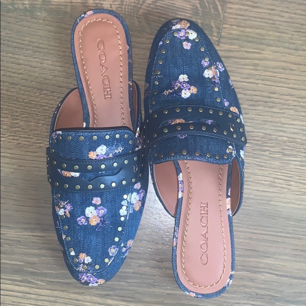 Coach slip ons